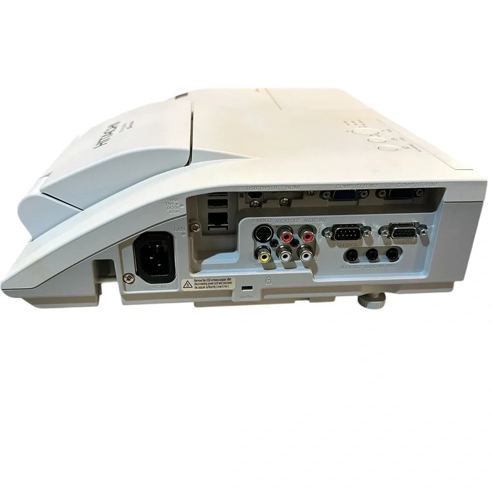 Hitachi CP-A222WN Ultra Short-Throw 3LCD Projector | HDMI CABLES | Tested Sharp